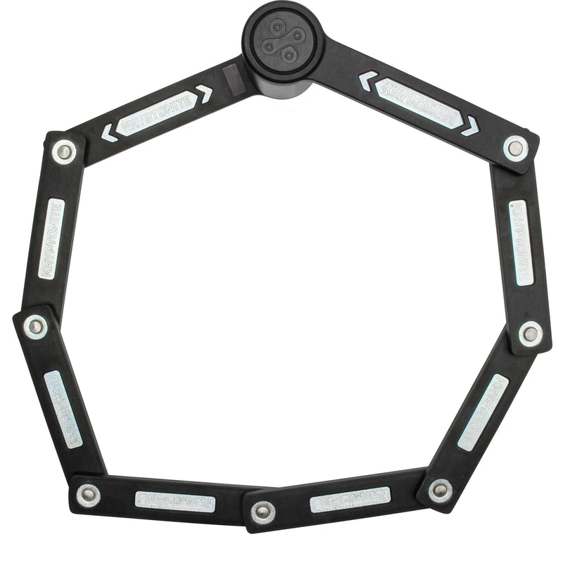 Afbeelding laden in galerijviewer, Kryptonite keeper vouwslot – vouwslot fiets – 80 cm lang - zwart
