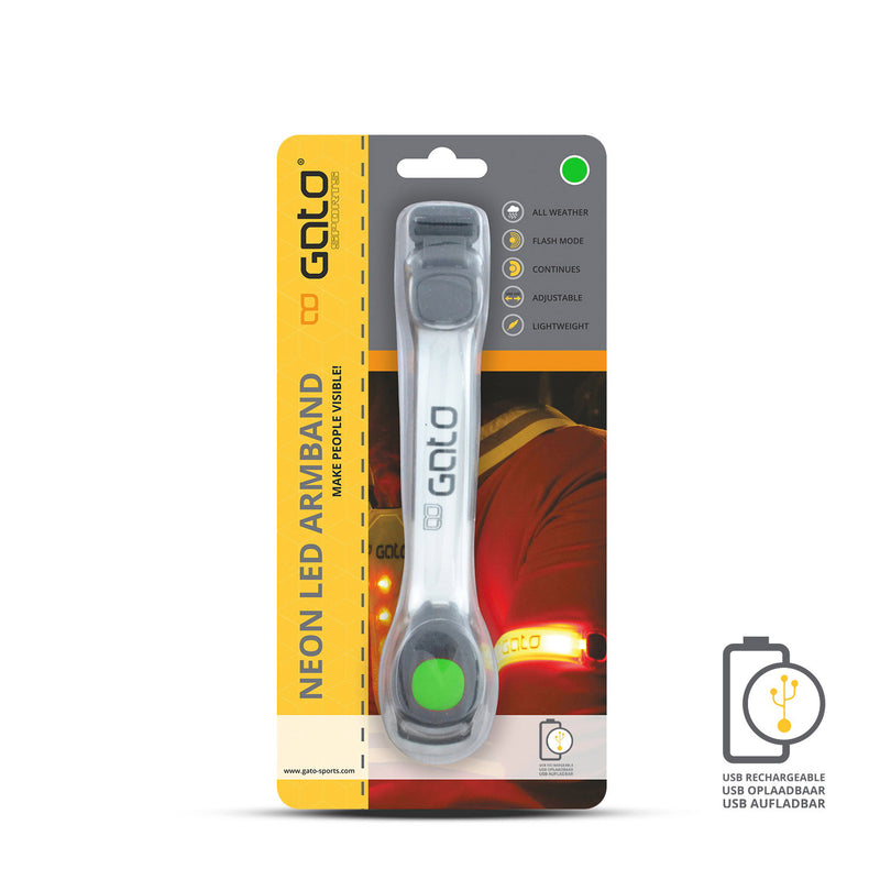 Afbeelding laden in galerijviewer, Gato Neon led arm light usb green one size
