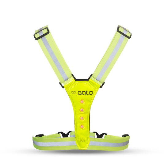 Gato safer sport led vest neon yellow one size