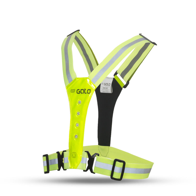 Afbeelding laden in galerijviewer, Gato safer sport led vest neon yellow one size
