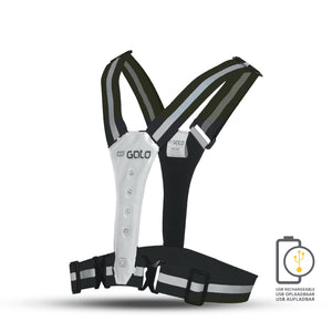 Gato Safer sport vest led usb antraciet one size