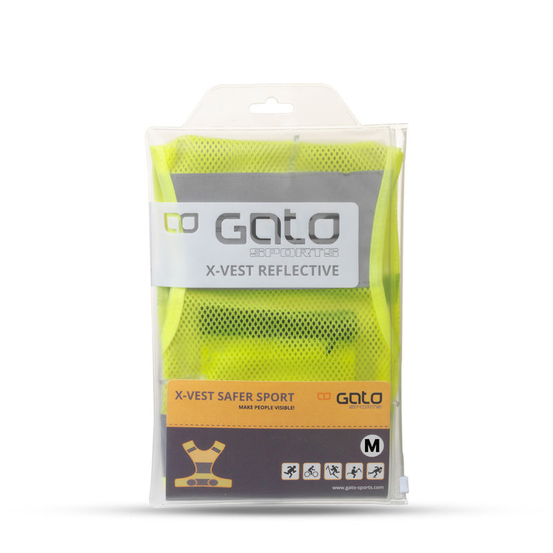 Afbeelding laden in galerijviewer, Gato X vest reflective neongeel maat M
