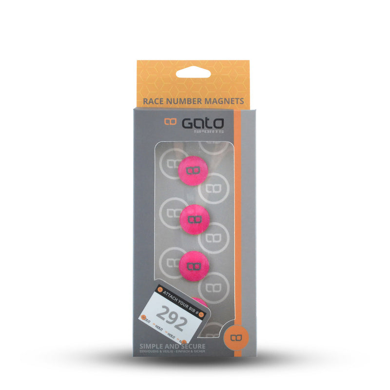 Afbeelding laden in galerijviewer, Gato magneet voor racenummers roze (4st)
