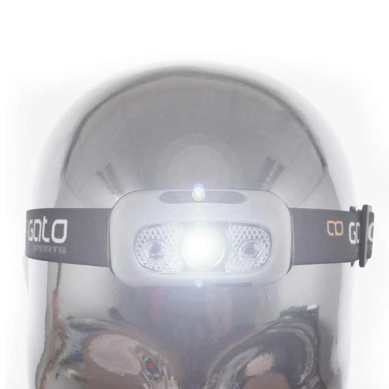 Afbeelding laden in galerijviewer, hoofd- helmlamp USB grijs one-size
