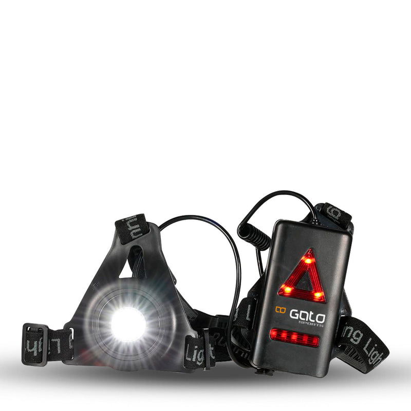 Afbeelding laden in galerijviewer, Gato high-viz chest light usb black one size
