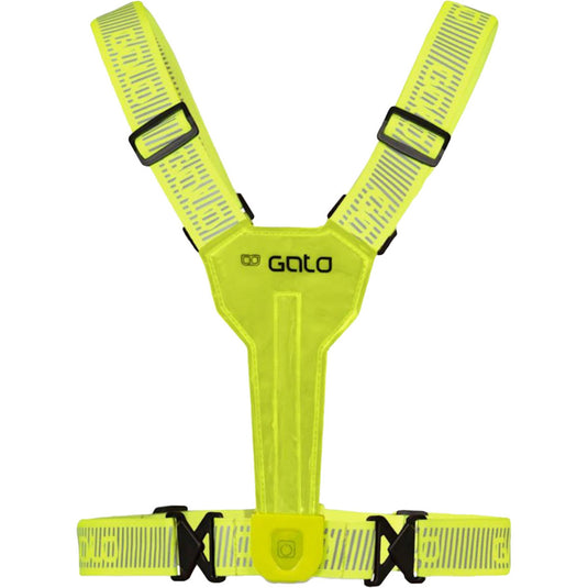 Outwet gato vest ultra led usb one size neon geel