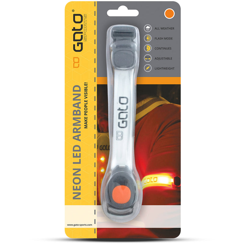 Afbeelding laden in galerijviewer, Outwet gato armband led usb one size neon oranje
