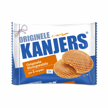 Kanjers stroopwafels 80gr (15x 2-pack)