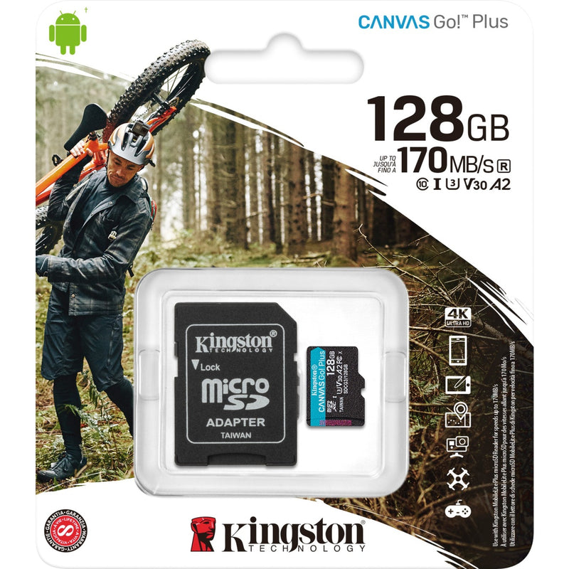 Afbeelding laden in galerijviewer, Kingston Canvas Go! Plus microSDXC 128 GB

