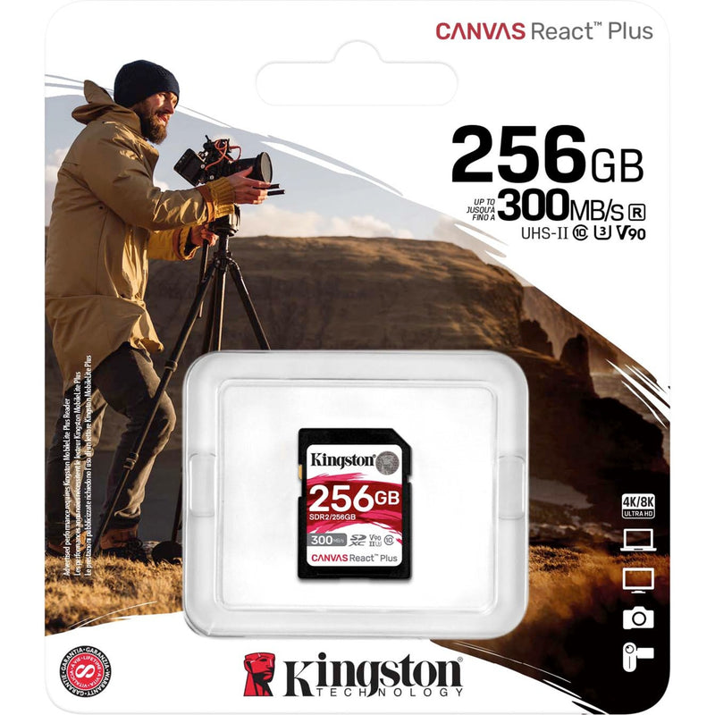 Afbeelding laden in galerijviewer, Kingston Canvas React Plus 256 GB SDXC
