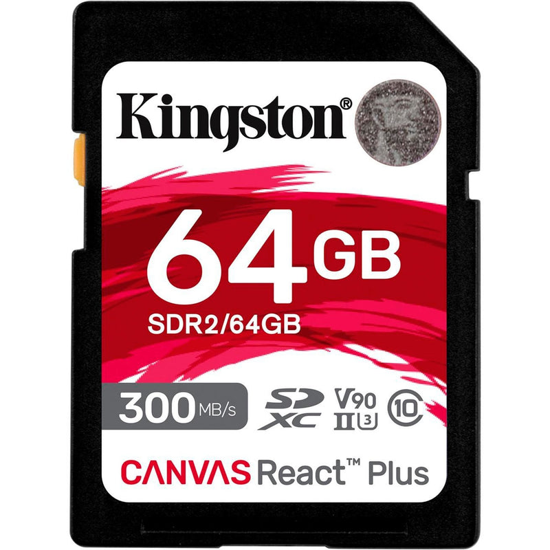Afbeelding laden in galerijviewer, Kingston Canvas React Plus 64 GB SDXC
