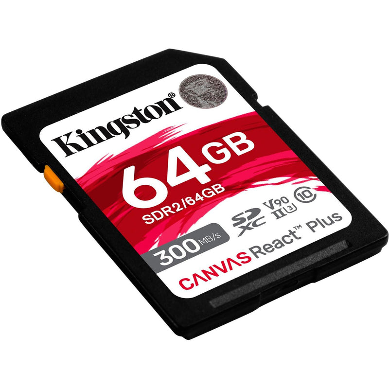 Afbeelding laden in galerijviewer, Kingston Canvas React Plus 64 GB SDXC
