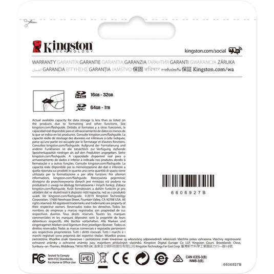 Kingston Canvas Select Plus SDXC 128 GB
