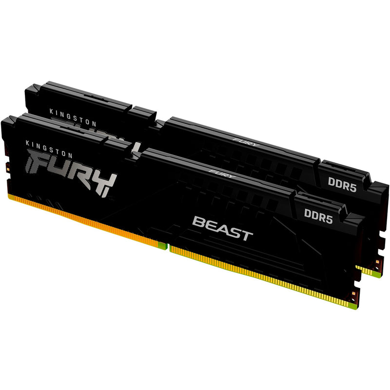 Afbeelding laden in galerijviewer, Kingston fury beast 32 gb ddr5-6000 (2x 16 gb) werkgeheugen (zwart, kf560c30bbek2-32, xmp 3.0, expo 1.1)
