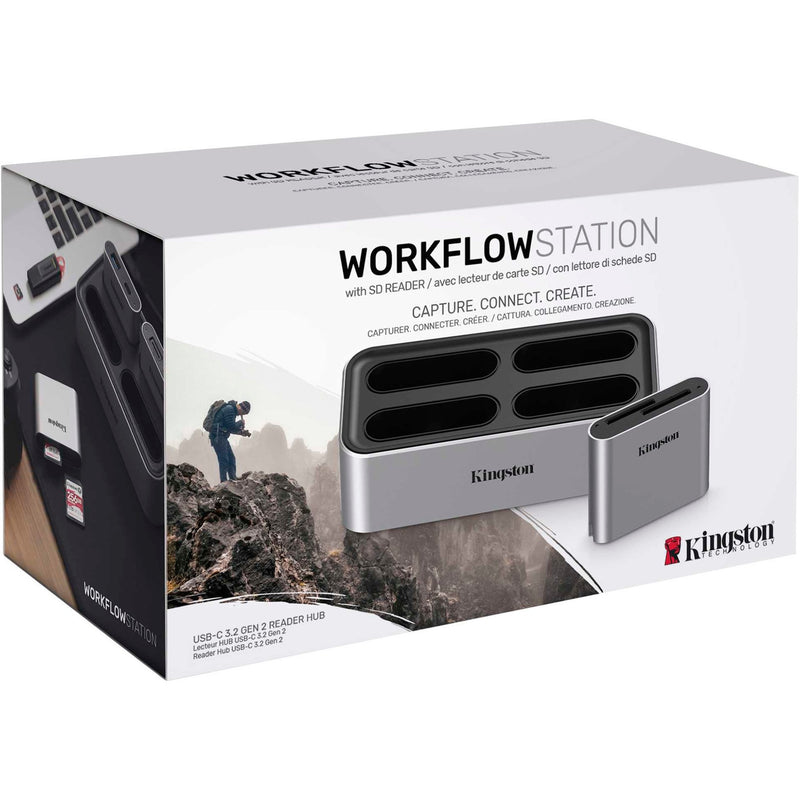 Afbeelding laden in galerijviewer, Kingston Workflow Station + SD Card Reader
