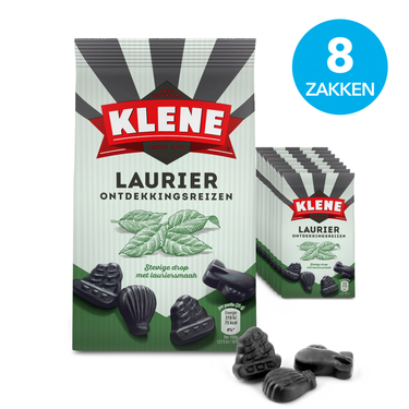 Klene laurier ontdekkingsreizen - drop - laurier - 8x170g
