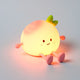Foodiemals perzik led nachtlamp telefoonhouder