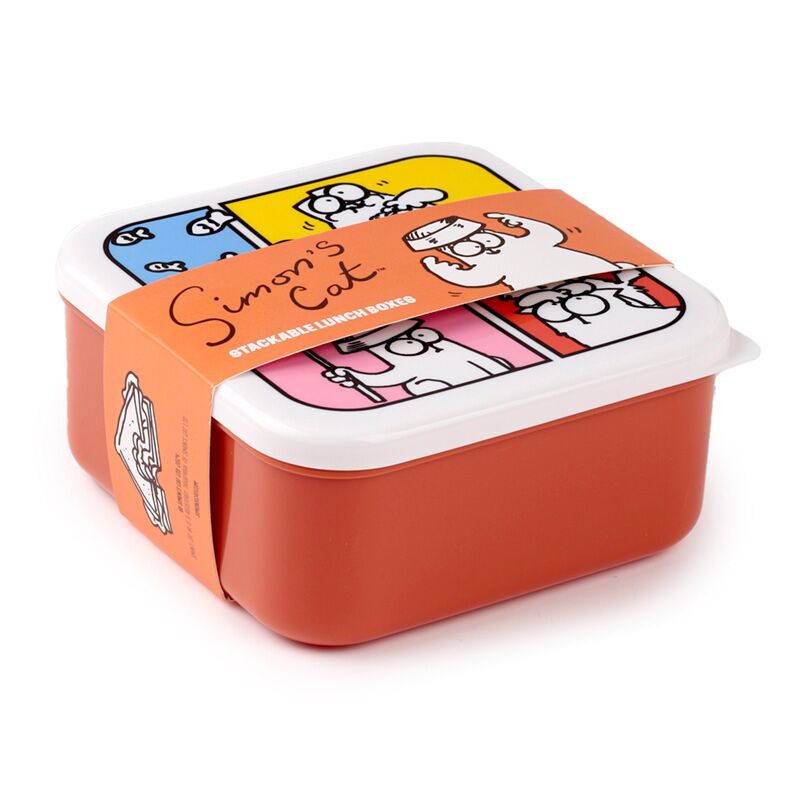 Afbeelding laden in galerijviewer, Set 3 lunch box m l xl - simon's cat 2024
