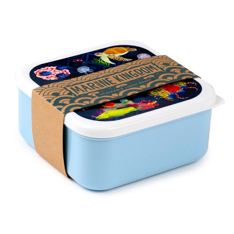 Afbeelding laden in galerijviewer, Set 3 lunch box m l xl - marine kingdom
