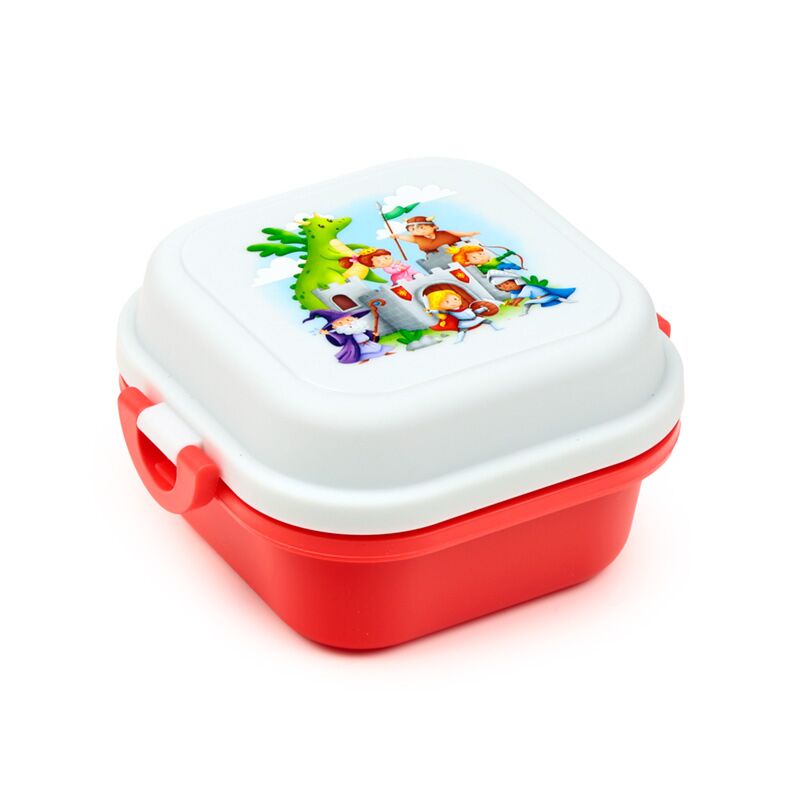 Afbeelding laden in galerijviewer, Ridders draken clip bento box lunchtrommel
