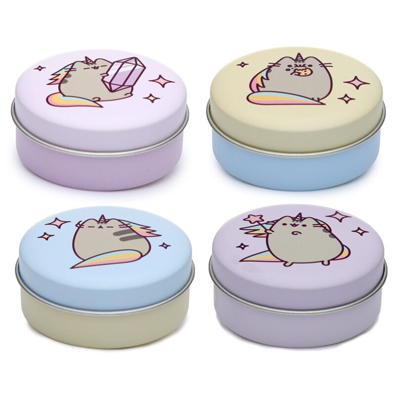 Afbeelding laden in galerijviewer, Union pusheen kat pusheenicorn lipbalsem in blik
