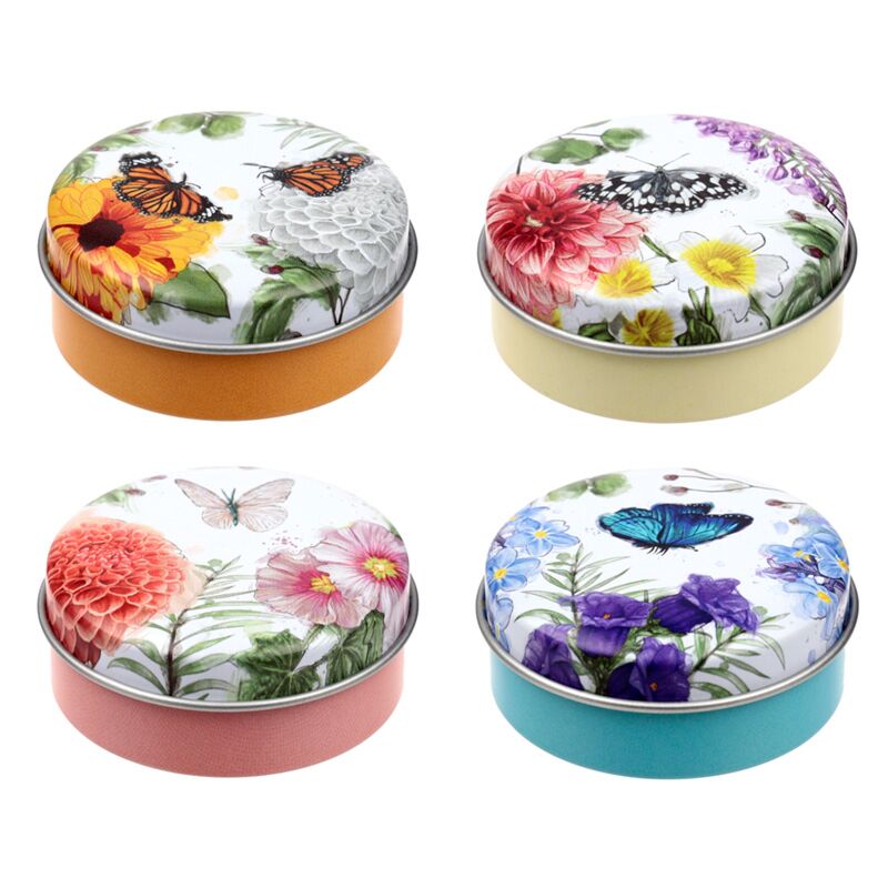 Afbeelding laden in galerijviewer, Butterfly meadows vlinder lipbalsem in blik
