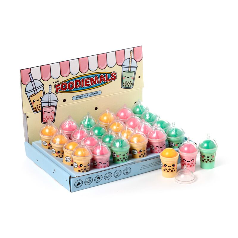Afbeelding laden in galerijviewer, Foodiemals lip balm bubble tea houder
