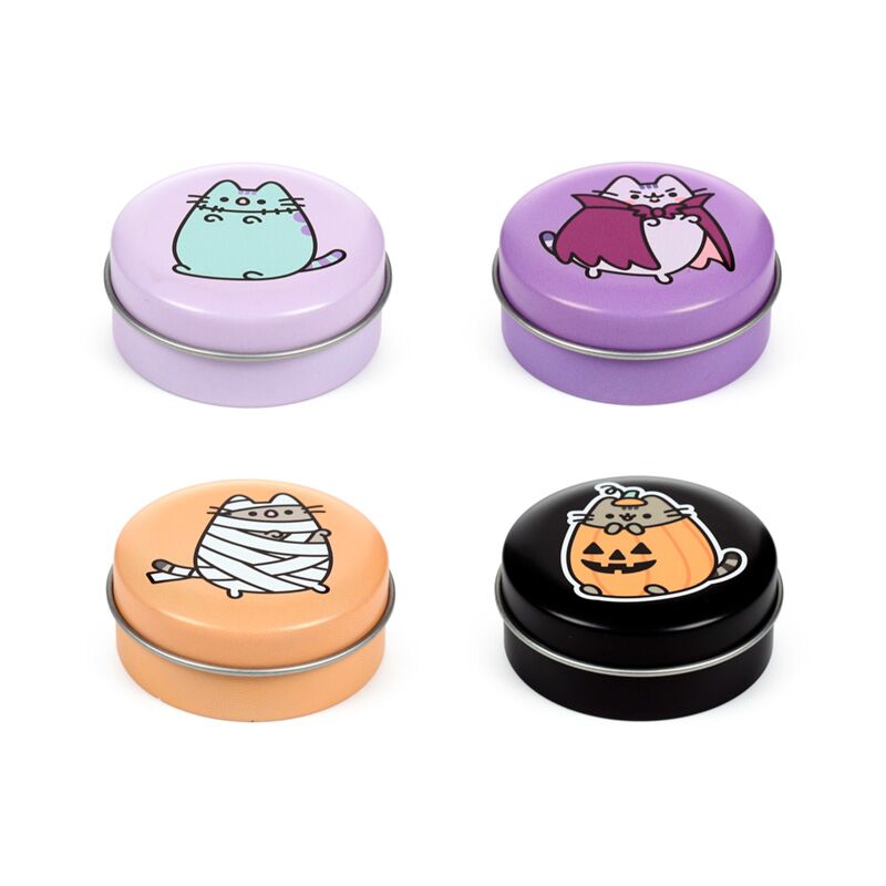 Afbeelding laden in galerijviewer, Union pusheen de kat halloween lipbalsem in blik
