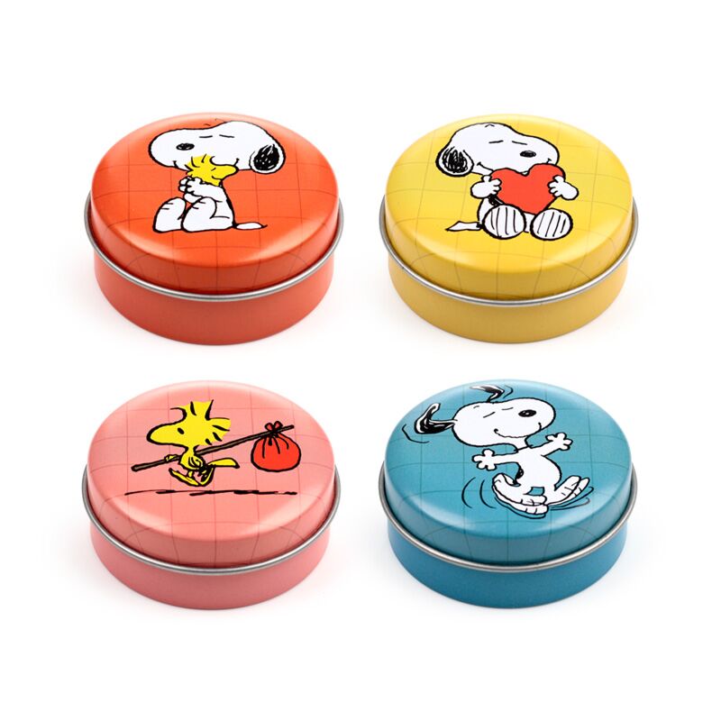 Afbeelding laden in galerijviewer, Union peanuts snoopy woodstock lipbalsem in blik
