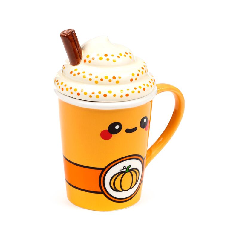 Afbeelding laden in galerijviewer, Pic pumpkin sed latte foodiemals mok deksel
