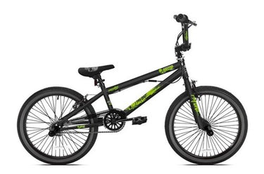 Bmx Madd 20 inch freestyle fiets zwart groen (12522)