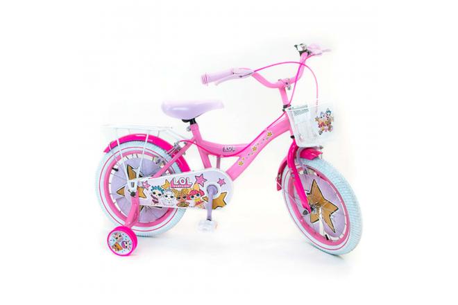Afbeelding laden in galerijviewer, Volare dolls 16 inch kinderfiets met twee handremmen
