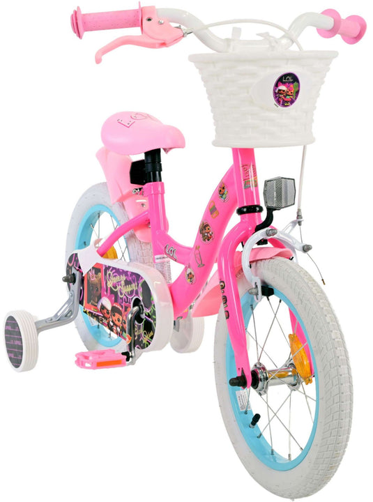 Lol surprise kinderfiets - meisjes - 14 inch - roze