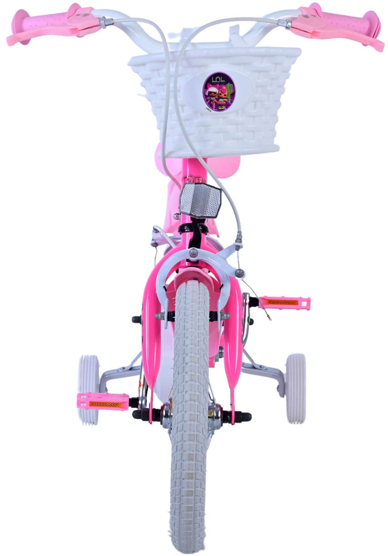 Afbeelding laden in galerijviewer, Volare dolls kinderfiets - meisjes - 14 inch - roze - twee handremmen
