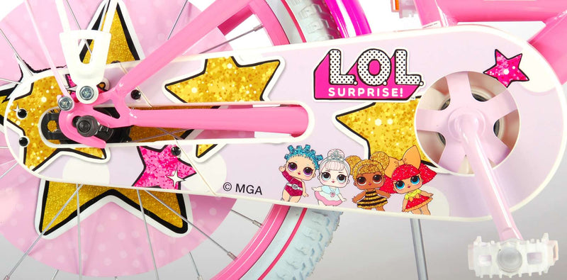Afbeelding laden in galerijviewer, LOL Surprise Kinderfiets Meisjes 18 inch Roze
