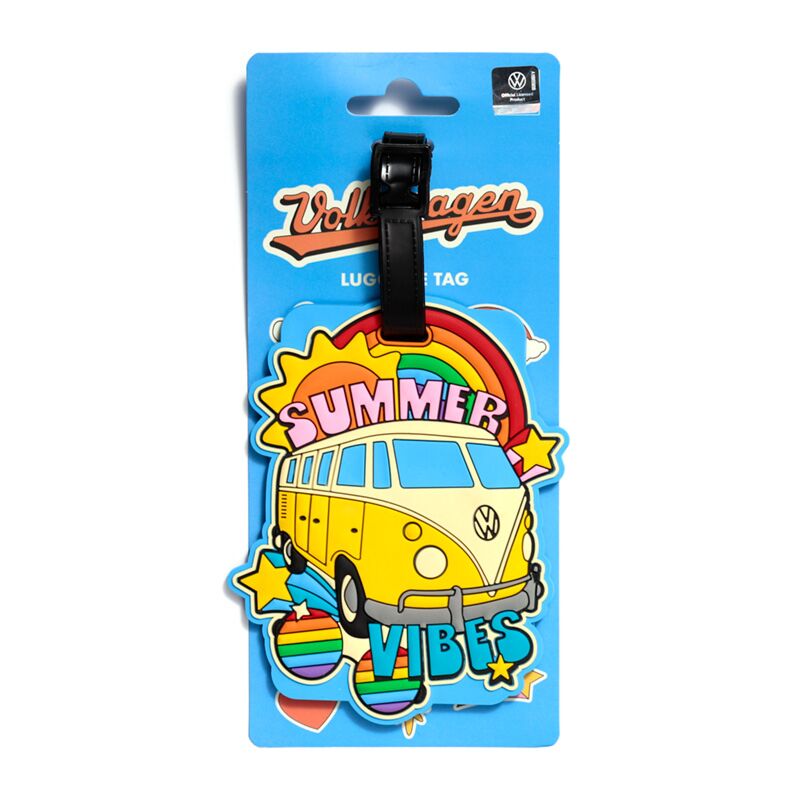 Afbeelding laden in galerijviewer, Union volkswagen busje vw t1 summer vibes kofferlabel
