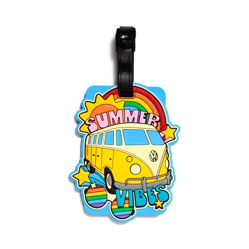 Afbeelding laden in galerijviewer, Union volkswagen busje vw t1 summer vibes kofferlabel
