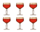 La trappe prior bokaal (6x 25cl)