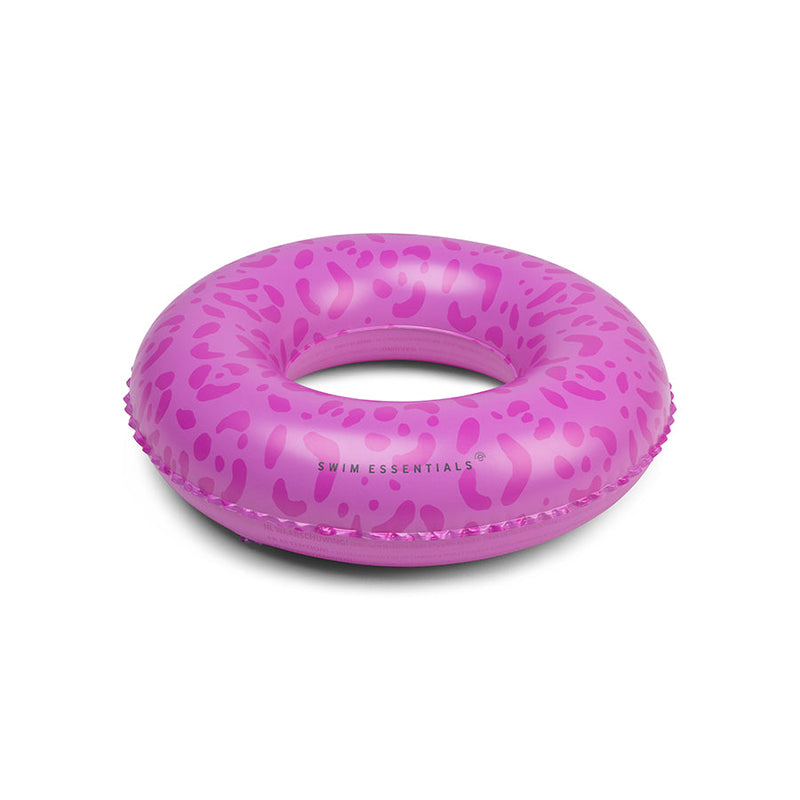 Afbeelding laden in galerijviewer, Leopard | roze zwemband ø 55 cm

