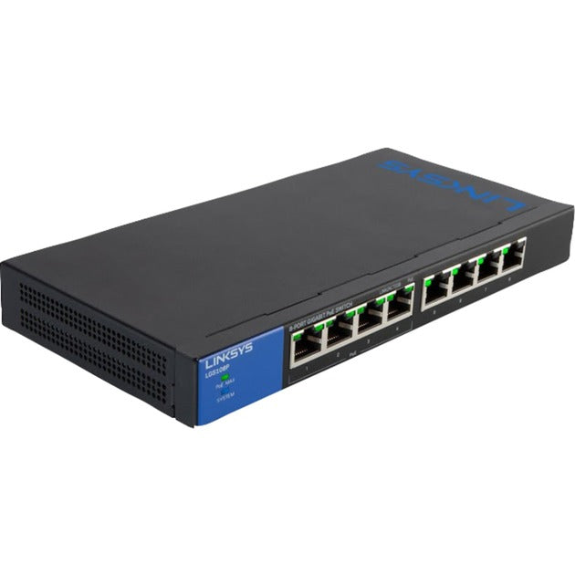 Afbeelding laden in galerijviewer, Linksys Linksys LGS108P Unmanaged Switch PoE+
