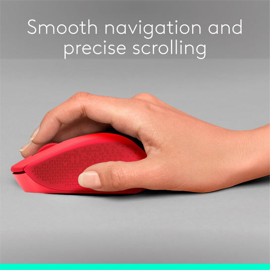 Muis logitech rood 68 mm x 106 mm x 39 mm