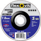 Flexovit abs industrial 125x4x22.23 a24v t27 rvs | 20 stuks