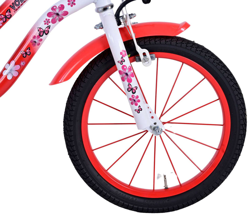 Afbeelding laden in galerijviewer, Volare Lovely Kinderfiets Meisjes 16 inch Rood Wit
