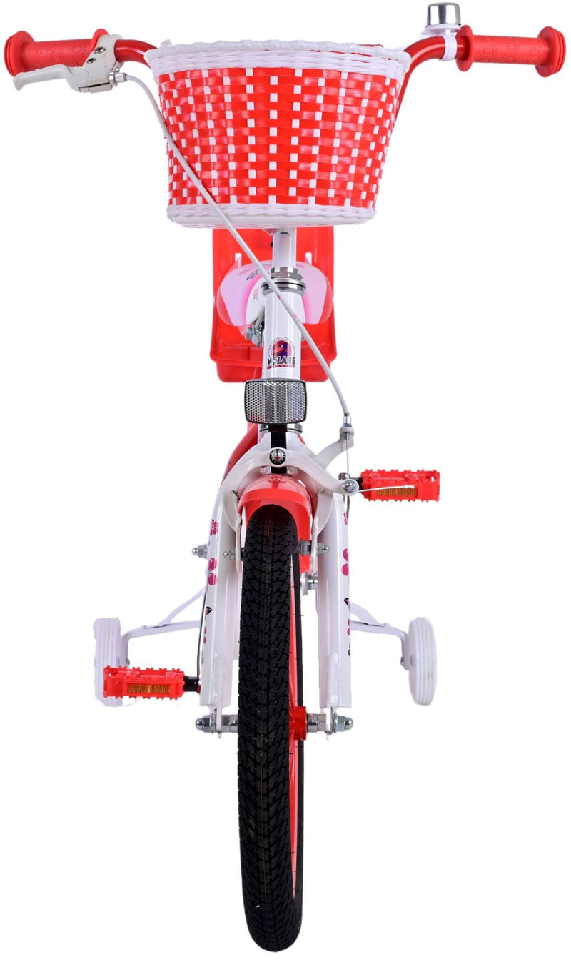 Afbeelding laden in galerijviewer, Volare Lovely Kinderfiets Meisjes 16 inch Rood Wit

