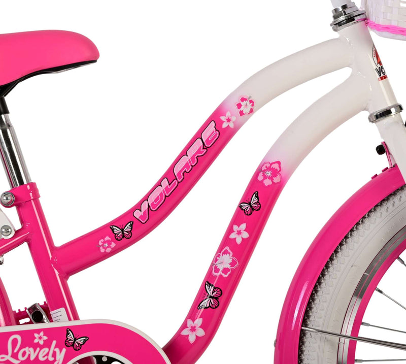 Afbeelding laden in galerijviewer, Volare Lovely Kinderfiets - Meisjes - 20 inch - Roze
