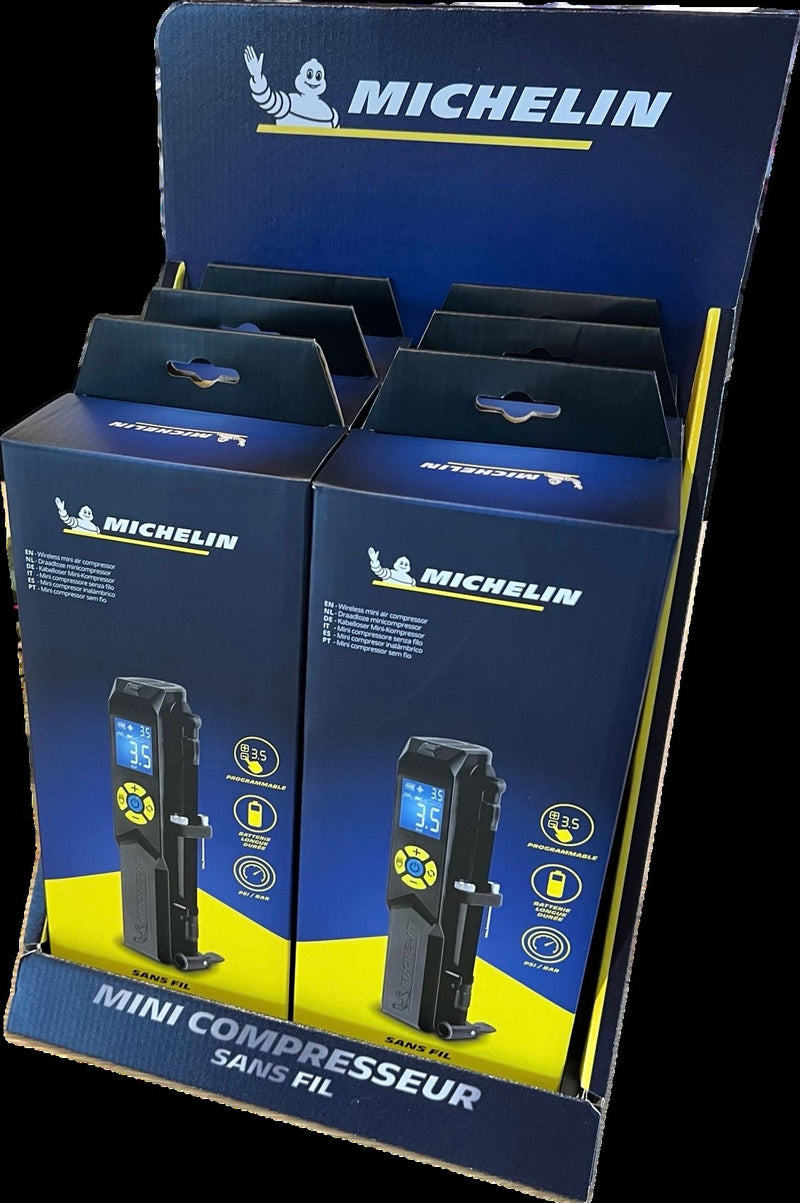 Afbeelding laden in galerijviewer, Michelin display met mini-accucompressor (6)
