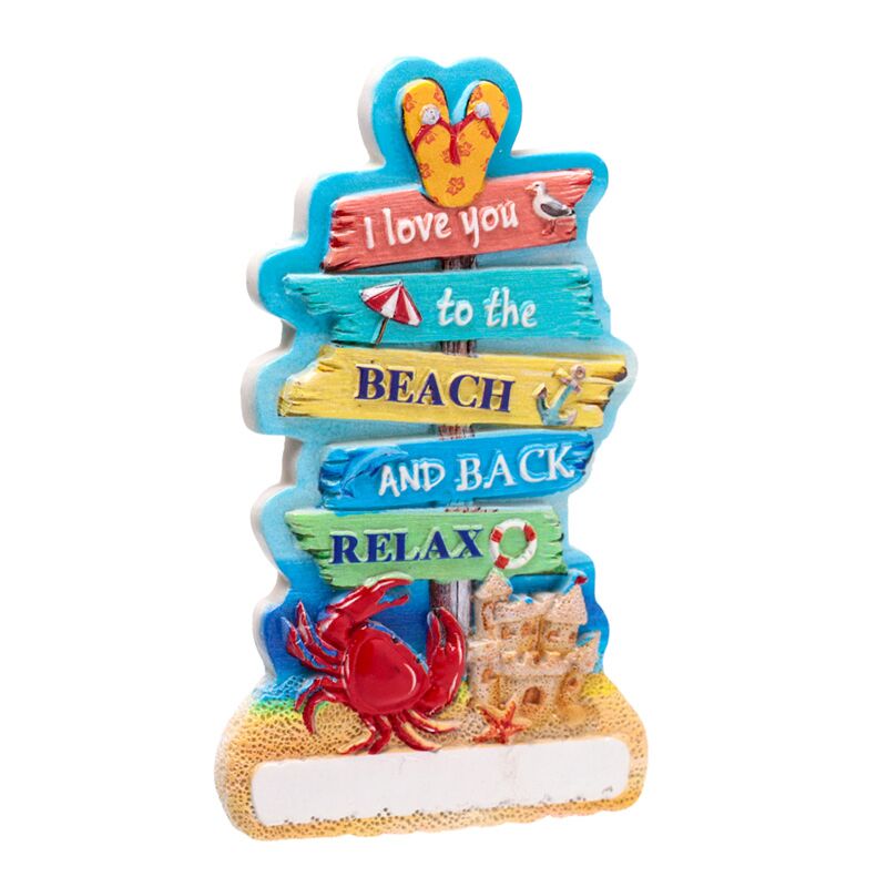 Afbeelding laden in galerijviewer, Zeezicht strandborden 3d zee strand souvenir magneet

