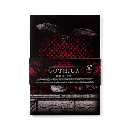 Gothica gerecycled a5 gelinieerd notitieboekje