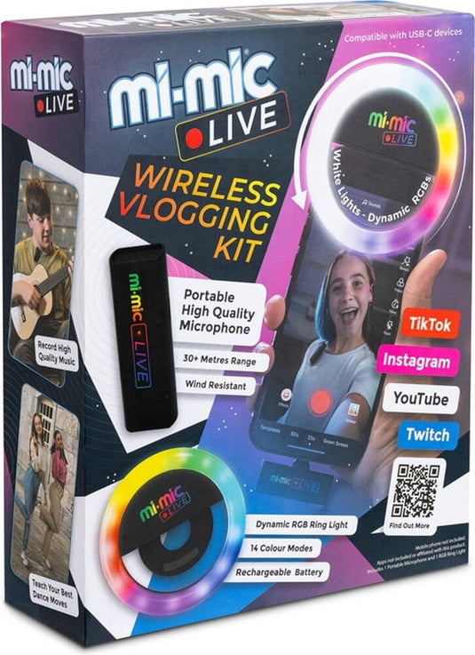 Mi-mic live - vlogging kit: apple
