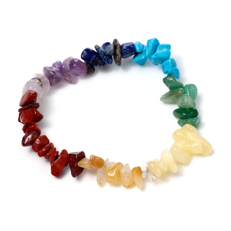 Afbeelding laden in galerijviewer, Chakra stenen edelsteen armband
